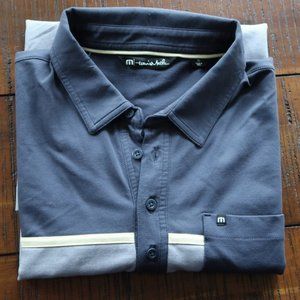 Navy Travis Mathew Golf Polo